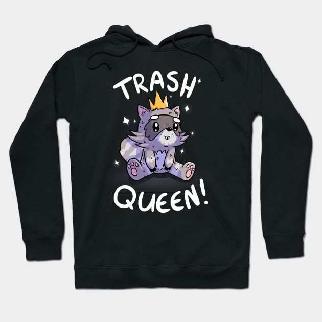 Trash Queen Hoodie by 8BitHobo